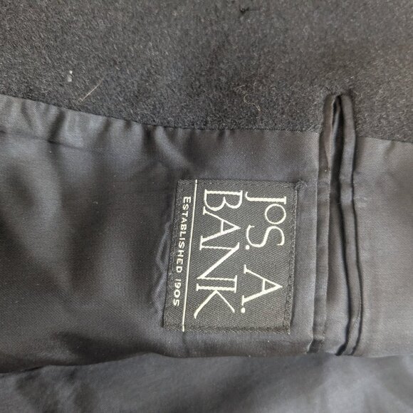 Jos A Bank wool men's overcoat sz 44L - Picture 2 of 3